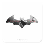 Arkham City Bat Symbol Sticker