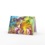 ARLECCHINA  VIOLINIST / Venetian Carnival Night Cards