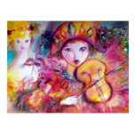 Arlecchino and Colombina Postcard