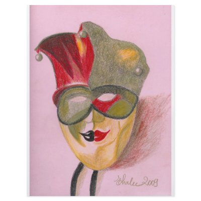 Arlecchino mask by ElenaMalec