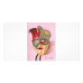 Arlecchino mask picture card