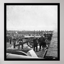 Arlington Gun Crew Drilling 1863