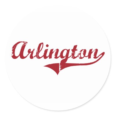 Arlington Ohio Classic Design Round Stickers by cityshirt