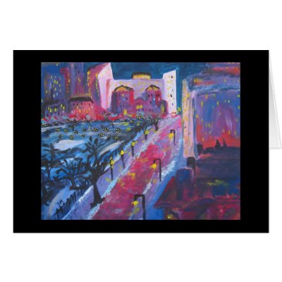 Arlington Street Greeting Cards by DaniMana
