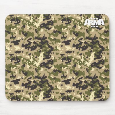 Arma 3 Hexacam - semi-arid camo Mousepad by Bohemia_Interactive
