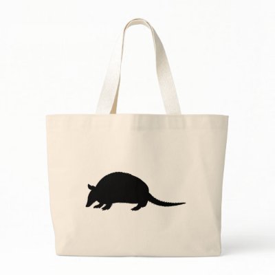 Armadillo Canvas Bag by silhouette_emporium