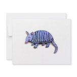 Armadillo cards fun cute happy unique armadillos custom invite