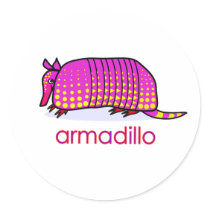 armadillo sticker