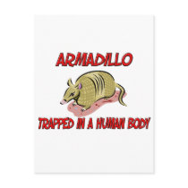 Armadillo trapped in a human body