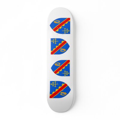 Armagh arms, Ireland Custom Skate Board by bestflag