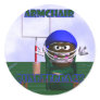 Armchair Quarterback Sticker