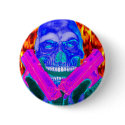 Armed Skeleton in Hell Button