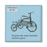 Armed tricycle