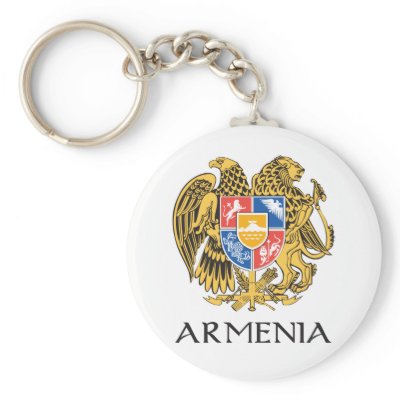Armenia Coat of Arms Keychain by aesthete