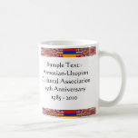 Armenia Flag-colour Map Customisable Mug