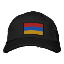 Armenia Flag Embroidered Hat