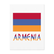 Armenia Flag & Word