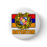 Armenia Hayastan Coat of Arms buttons