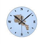 Armenia Map Clock