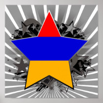 Armenia Star Poster