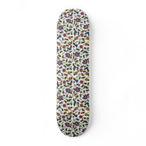 Armenian floral pattern - Girls White Skateboard
