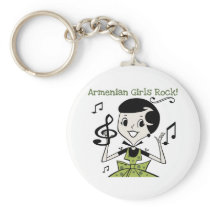 Armenian Girls Rock Key Chains