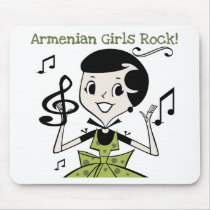 Armenian Girls Rock Mouse Mat