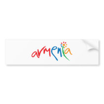Armenian Official Logo bumper stickers