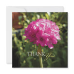 Armeria Maritima Floral Thank You Square Card