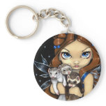 "Armful of Ferrets" Keychain