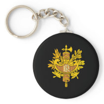 Armoiries République Coat of Arms Key Chains