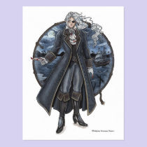 Armond's Letter Gothic Pirate Postcard postcards
