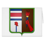 Arms Alajuela, Costa Rica Greeting Cards