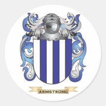 Armstrong Coat of Arms (Family Crest) Stickers