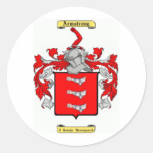 armstrong (en) round stickers