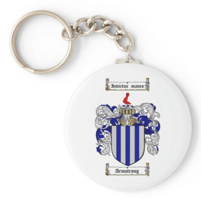 ARMSTRONG FAMILY CREST -  ARMSTRONG COAT OF ARMS KEYCHAINS by heraldics