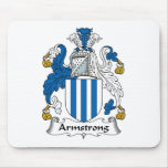 Armstrong Family Crest Mouse Mat