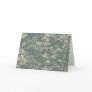 Army ACU Camouflage Greeting Card
