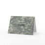 Army ACU Camouflage (Customisable) Card