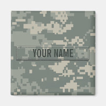 Army ACU Camouflage (Customisable) Refrigerator Magnets