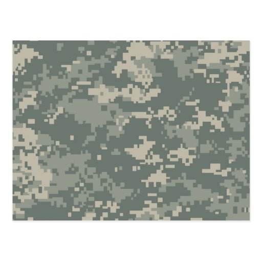 Army ACU Camouflage Postcard
