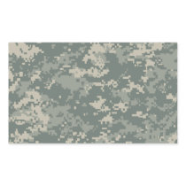 Army ACU Camouflage Rectangle Stickers
