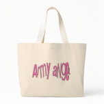 Army Angel Tote bags