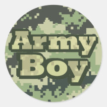 Army Boy Sticker