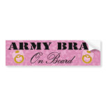 Army Brat On Board (Window Sticker) Bumper Sticker