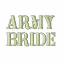 ARMY Bride embroidered shirts