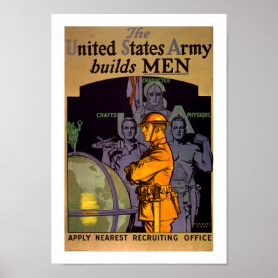 Army Builds MEN Poster by RetroCommunications