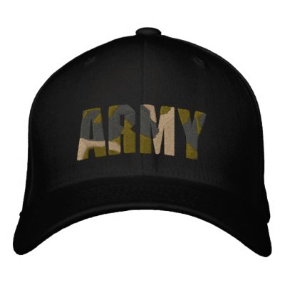 ARMY camo hat Embroidered Baseball Caps by STi_555