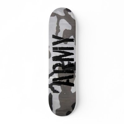 Army camo skateboard by mrmoo64