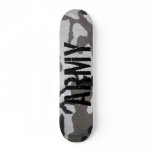 Army camo skateboard